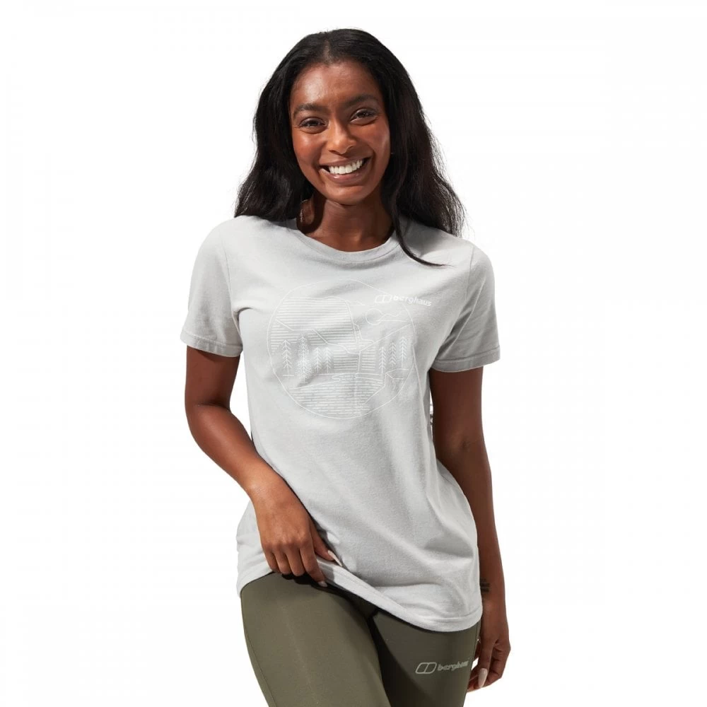 Berghaus Womens Linear Landscape Short Sleeve Tee